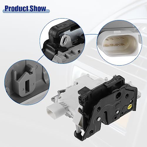 Image of ACROPIX Rear Left Side Door Lock Actuator Motor Fit for Audi A4 Quattro 2008-2011 for Audi Q7 2007-2015 Pack of 1 White
