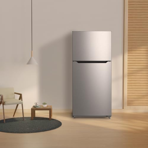 Techomey HDT-517WSMU 13.9 Cu.Ft.Top Freezer Refrigerator, Frost Free Refrigerator With Freezer, 28 Inch Compact Refrigerator, Garage Fridge thumb #7