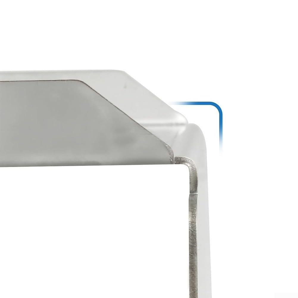 Heavy Duty Steel Flame Tamer Heat Deflector Plate 13x11x5 Inch for Pellet Grill BBQ Fire Shield Stainless Steel Radiator Barrier to Eliminate Hotspots and E (33.0 * 27.9 * 12.7 cm thick)