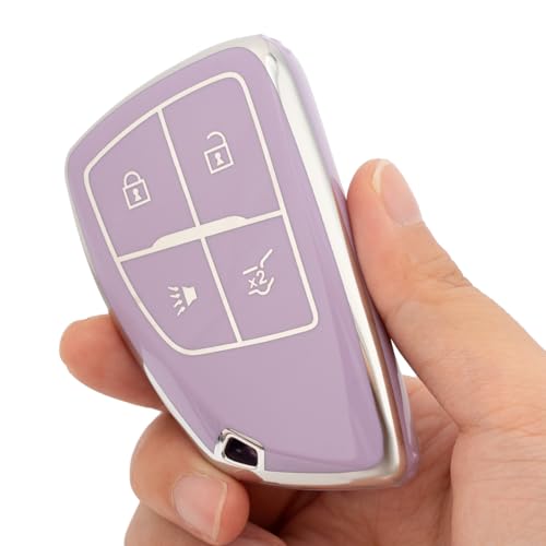Coque de porte-clés Chevy Suburban 4 boutons boitier télécommande auto
