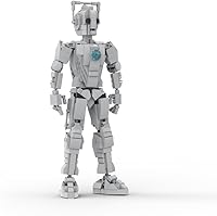 Vista 2 de Cyberman Robot - Juego de bloques de construcción Doctor, robot en películas y programas de televisión populares, coleccionables, decoraciones