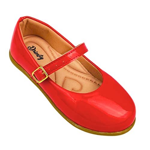 Sapatilha Infantil Menina Boneca Verniz Confortavel SPT-001 Cor:Vermelho;Tamanho:23;Gênero:Feminina;