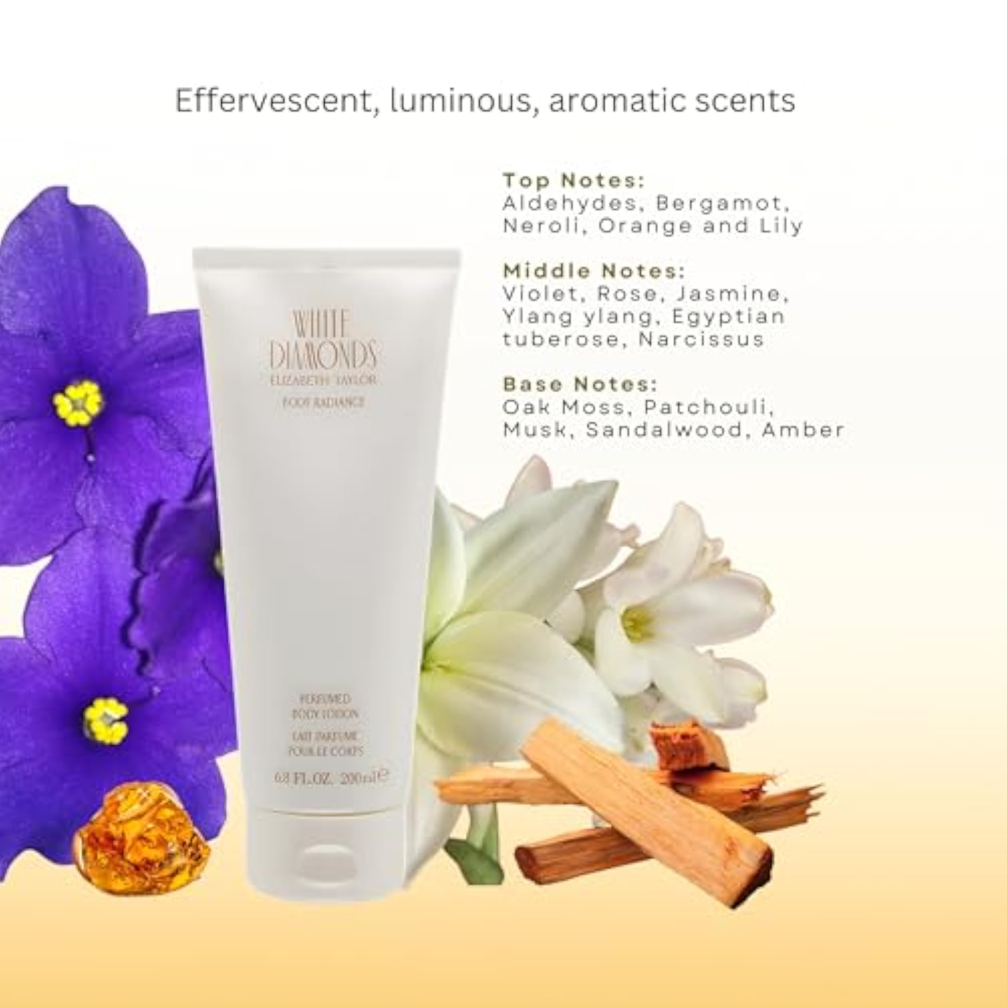 Women's White Diamonds Perfumed Body Lotion, 200 ml