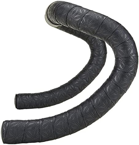 Supacaz Super Sticky Kush Black Bar Tape - Cycling Road Bike Handlebar Grip Tape Wrap