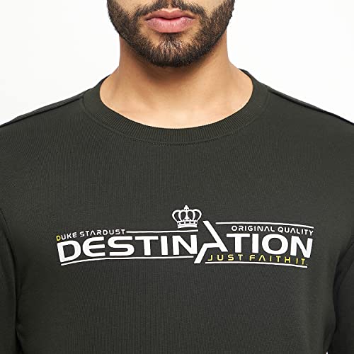 Image of Duke Stardust Men Round Neck Tracksuit (LF6028 Military XXL)