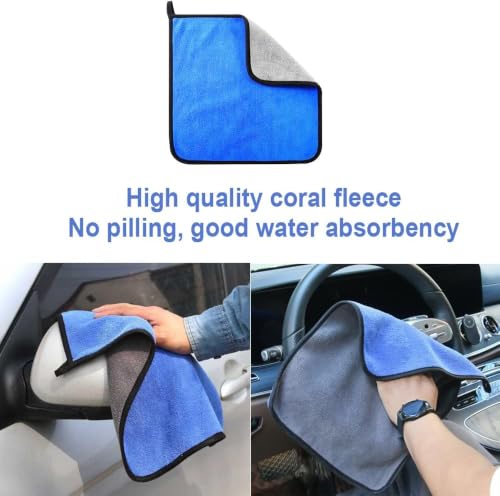 Image of Car Detailing Brush Kit 8 Pcs for Interior & Exterior Cleaning | 5 Soft Detailing Brushes, Soft Dusting Brush, Microfiber Drying Towel & Wash Mitt | Car Cleaning Kit for Car, Bike & SUV