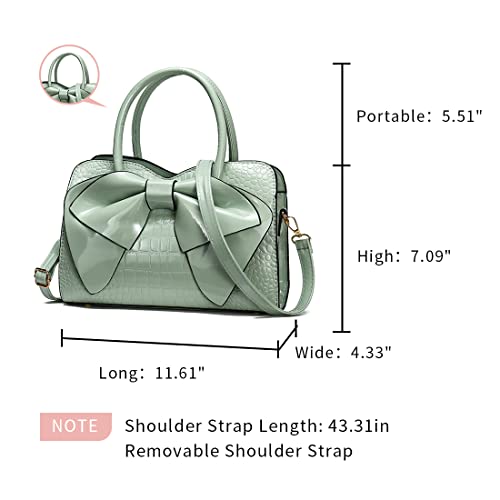 Image of JHVYF Women Tote bag Satchel Purses and Handbags for Women Shoulder Bags Bow Purse