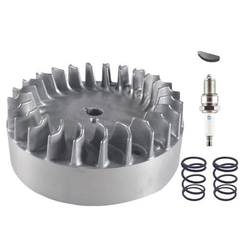 Aluminum Flywheel 10krpm With Spark Plug 22lb Springs For Honda gx200 For Clone 196cc BSP Tilly For Predator 160cc 196cc 212cc 224cc 69730 69736 Non Hemi Mini Bike Performance Parts