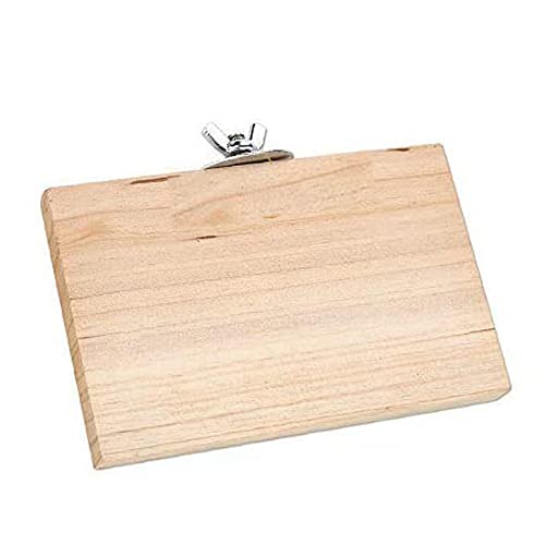 Sage Square 4.5 Inches / 11.5 cm Natural Wood Platform Cum Perch Cum Stand Bird Toy Ideal for Lovebird, Budgerigar, Parrot, Cockatiel, Finch, Canary, Budgeri (Light Weight) (B07QV8RD1V) Amazon Price History, Amazon Price Tracker
