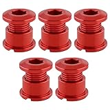 Vestamore Pernos ligeros, 5 pernos de cadena de aleación de aluminio 7075, mecanizado CNC, anticorrosión, varios colores, 0.33/0.37 pulgadas