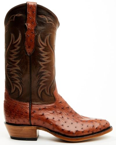 Tony Lama Men's Kenway Exotic Ostrich Western Boot Round Toe - SG1017 9 D(M) US2