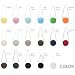 Imagen de YONBEN Bolso cruzado circular para mujer de nailon con cremallera y correas ajustables para el hombro