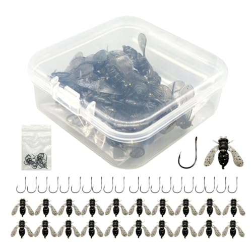 Fly Fishing Bait, Trout Fish Attractant Fly Fishing Bait With Hook