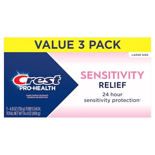 Crest Sensitivity Toothpaste 4.8 oz (3 Pack), Relieves Sensitivity, Strengthens Gums, Anticavity - image 8