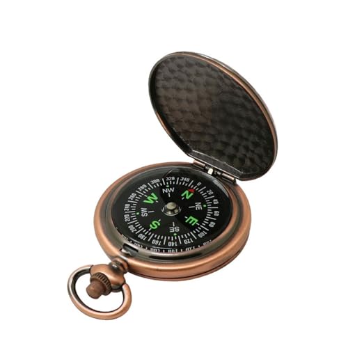 Brújula de bolsillo vintage portátil estilo retro miniatura 1