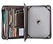 Price comparison product image Handmade Genuine Leather Business Portfolio by Jaald | Professional Organizer Men & Women | Durable Leather Padfolio with Sleeves for documents and Notepad