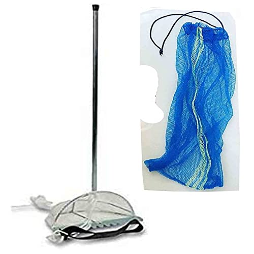 tellinaro rastrello pesca telline arselaio con rete retino porta pesce