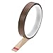 uxcell 15mm PTFE Rivestito Tessuto Nastro Marrone Alta Temperatura Nastro per Sigillazione, Sigillatrici a Mano e Impulsi Adesivo Nastro 10m/32.8ft
