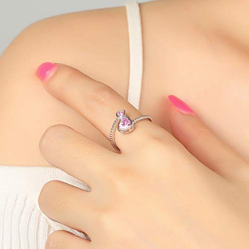 Step Forward S925 Sterling Silver October Birthstone Rings For Women Sisters Bbf thumb #4