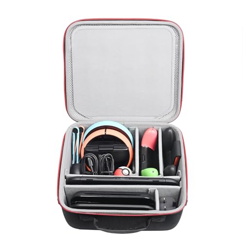 Image of RLSOCO Carrying Case for Nintendo Switch 2 - Hard Travel Case for Switch 2 Console,TV Dock,Switch 2 Pro Controller,Joy-Con 2 Charging Grip,AC Charger,Joy-Con 2 Wheel,Camera,Game Cards and More