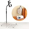 CPAP Hose Holder & Bedside Organizer - Wall-Damage-Free CPAP Stand with Retractable Hook & Protective Tray, Hanger for CPAP Mask/Tubing, Storage for CPAP Accessories, Keeps Bedside Neat