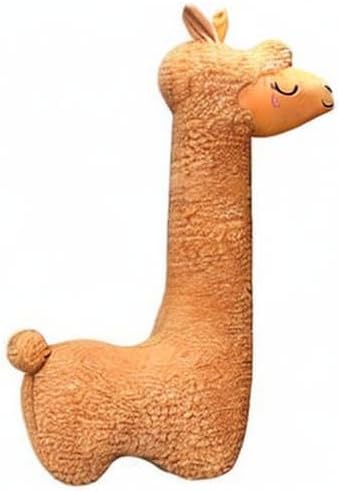 Miniatura 10 de Hofun4U Almohada de felpa de llama, almohada de cuerpo largo de felpa de alpaca de 51 pulgadas, animal de peluche de alpaca, regalo de Navidad y