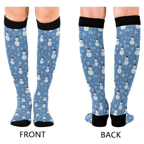 Image of Wusikd Heartbeat Symbol Compression Socks for Women and Men Circulation Black Long Socks for Athletic Running 1