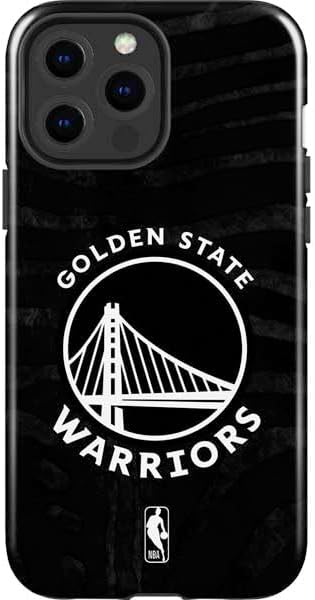 Skinit Impact Phone Case Compatible with iPhone 14 Pro Max - Officially Licensed NBA Golden State Warriors Marble Design