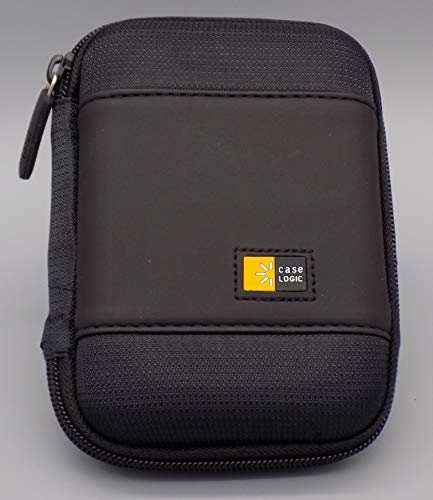 Case Logic PHDC1BK Compact Portable Hard Drive Case, Black
