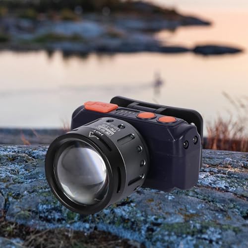 Linterna frontal LED ligera de aluminio para senderismo y camping 5