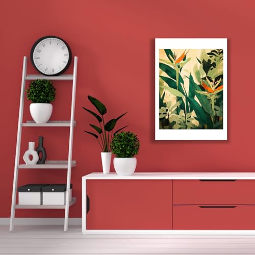 Grand format Jungle Bloom III affiche botanique fleurs d'oranger décoration murale - 4