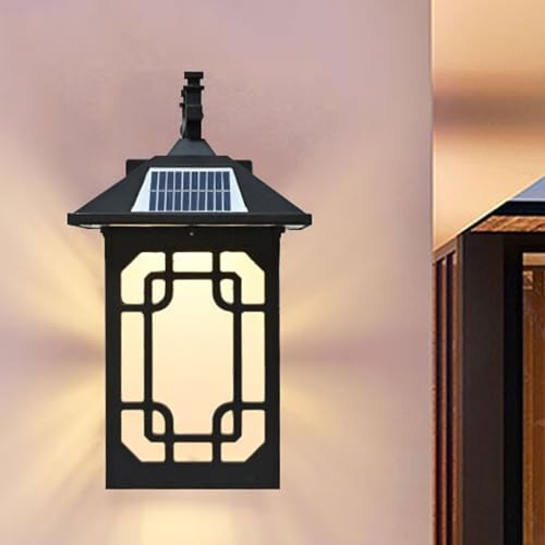 Applique solaire extérieure IP55 8W LED étanche à télécommande