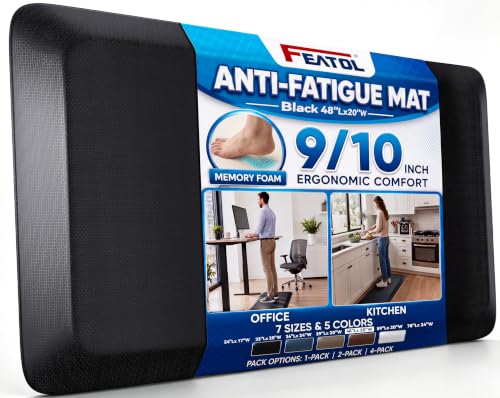 FEATOL Extra-Thick Ergonomic Mat 20 x 48