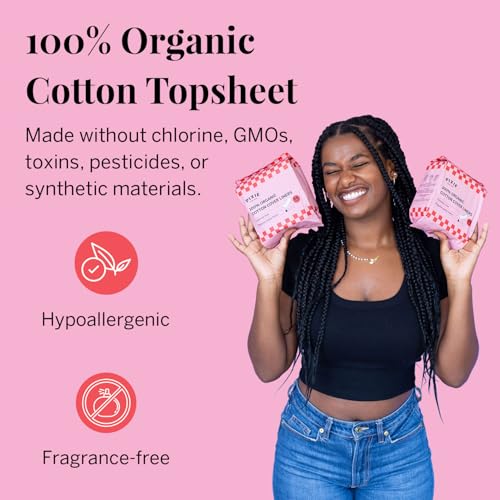 Image of Pixie Organic Cotton Panty Liners for Women - Regular Wrapped Pantiliners - Light Absorbency & Ultra-Thin - Leak-Proof, Hypoallergenic & Unscented for Feminine Care - Compostable - 88 Count