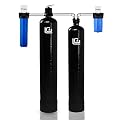 LiquaGen Salt Free (Descaler) City Water Conditioner + 1,000,000 Gallon Whole House Water System - Filters Sediment & Chlorine. KDF & Catalytic Carbon - Home Water Filtration