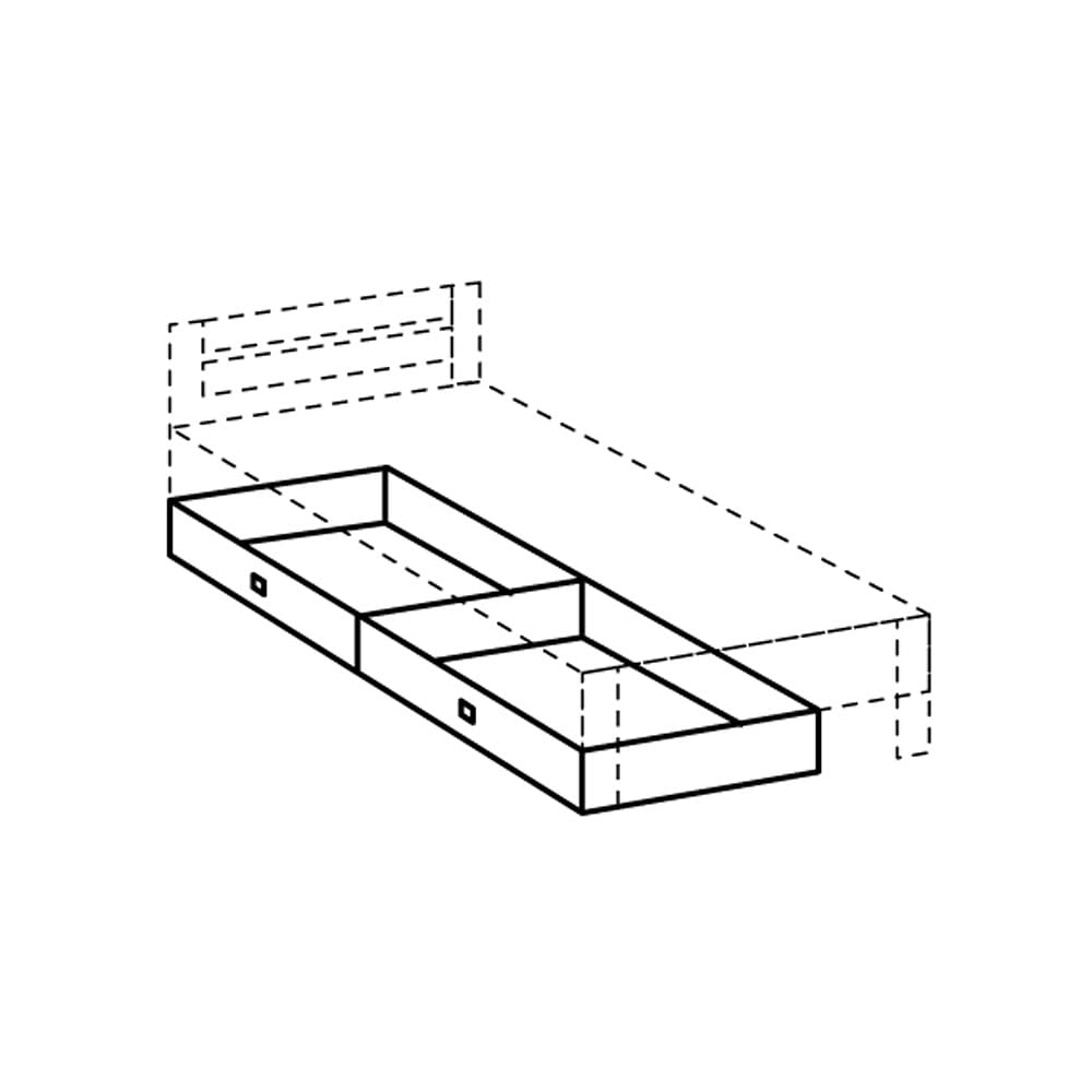 Lomadox Jugendzimmer Set 7-teilig mit Bett 90cm, 2 Bettschubkästen, Kleiderschrank, Regal, Schreibtisch, Rollcontainer in Eiche Graphit Industrial-Stil