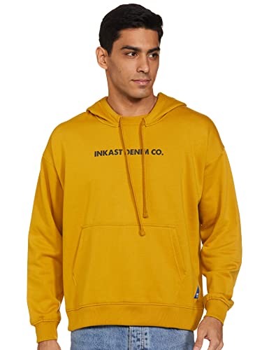 Image of Amazon Brand - INKAST Men Cotton Oversized Hooded Sweatshirt