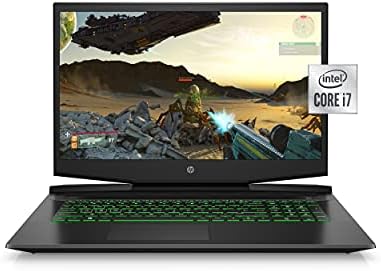 HP Pavilion Gaming Laptop 17-inch, Intel Core i7, NVIDIA GeForce GTX 1660 Ti with Max-Q, 16 GB RAM, 256 GB SSD, Windows 10 Home (17-cd1030nr, Shadow Black)