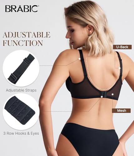 Minimizer Bras for Women Full Coverage Plus Size Bras with Underwire Support for Large Breasts3