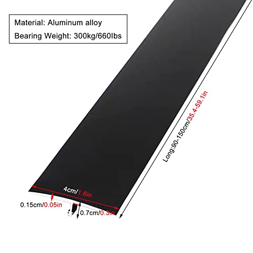 Bande de transition de tapis mate 1,6 pouce pour seuil de porte - 3