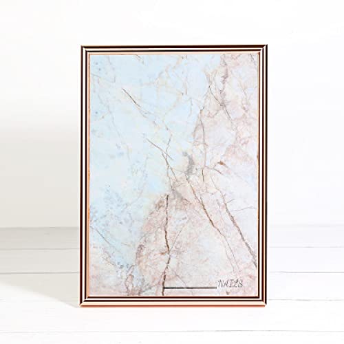 Cadre d'affichage de tableau de manucure aile luxe marbre