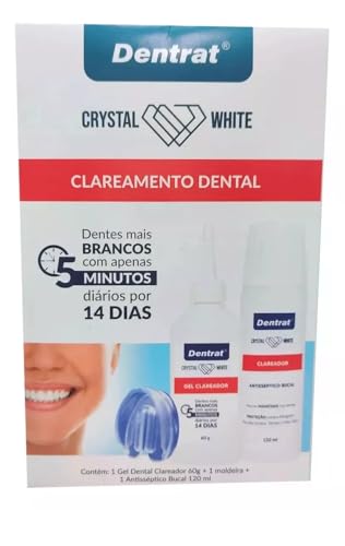 Kit Clareamento Dental Gel Dentrat White Com Moldeira