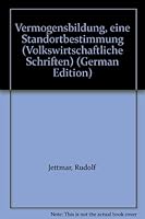 Vermogensbildung - Eine Standortbestimmung 3428046803 Book Cover