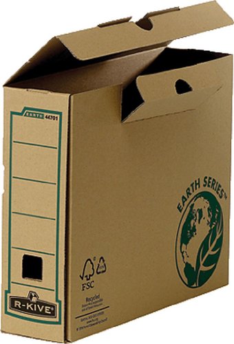 Bankers Box Earth Series Archivschachtel (A4, 80mm, 100% recycled) 20 Stück braun
