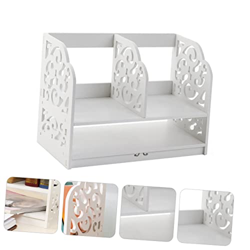 OFFSCH Estante De Armazenamento Rack De Exibição De Mesa Rack De Mesa Estante Pasta Organizador De M
