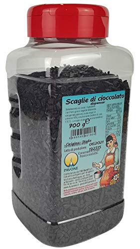 Pavone GR 700 Scaglie di Cioccolato Fondente in Dispenser per