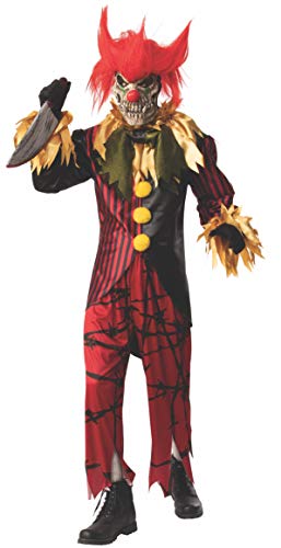 Rubie's Opus Collection Creepy Circus Men's Crazy Clown Costume, As Shown, Standard