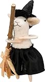 Primitives by Kathy Halloween Collectible Critter - Witch Mouse