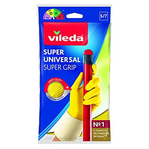 Vileda Easy Grip Rubber Gloves for Household Chores Cover