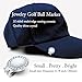 E TRUEE Golf Ball Marker Hat Clip with Ceramic Crystal Ball Marker (20mm Small Size) Gifts Accessories for Golfers